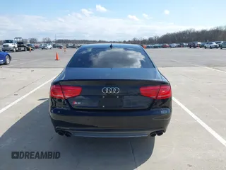 2013 Audi S8 with VIN WAUD2AFD6DN021372, listed as a IAAI auction lot 41983495 with 159,832 mi miles. Bid and sale history available at carsss.com. Image 17.