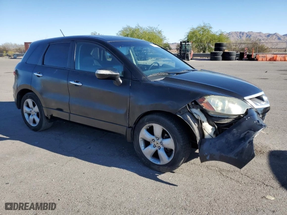 2009 Acura RDX with VIN 5J8TB18299A004477, listed as a Copart auction lot 73232004 with 166,108 mi miles and Salvage Title. Bid and sale history available at carsss.com. Image 4.
