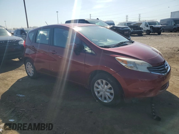2016 Nissan Note S with VIN 3N1CE2CP5GL361971, listed as a Copart auction lot 54199425 with 81,263 mi miles and Clean Title. Bid and sale history available at DreamBid. Image 4.
