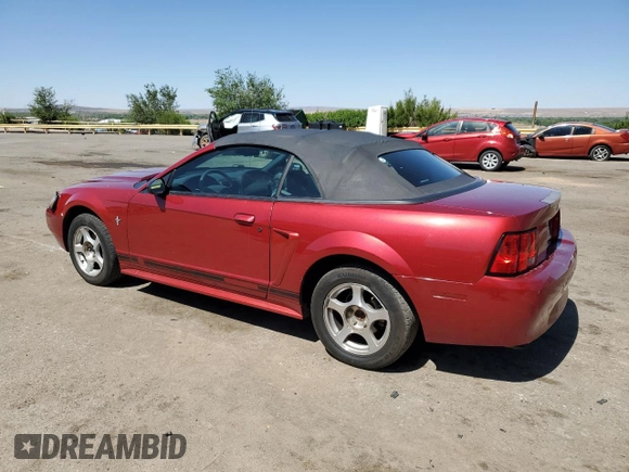 2003 Ford Mustang Deluxe с VIN 1FAFP44463F438457, выставлен на аукционе Copart как лот 57599045 с пробегом 41 349 миль миль и Списание • Salvage title. История ставок и продаж доступна на DreamBid. Изображение 2.