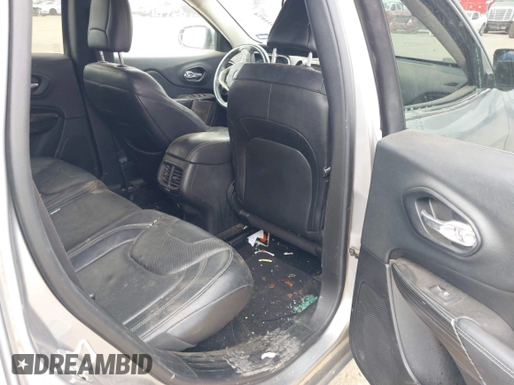 2014 Jeep Cherokee Limited with VIN 1C4PJLDB2EW160202, listed as a IAAI auction lot 41031874 with 168,181 mi miles. Bid and sale history available at carsss.com. Image 8.