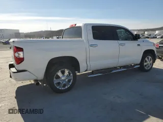 2015 Toyota Tundra 4WD Truck Platinum with VIN 5TFAW5F17FX486418, listed as a Copart auction lot 42779925 with 124,393 mi miles and Salvage Title. Bid and sale history available at carsss.com. Image 3.