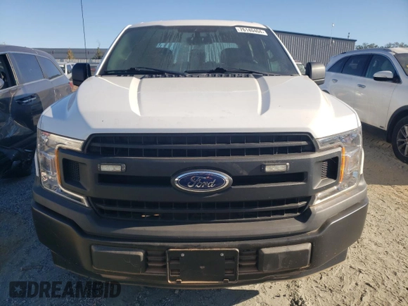 2020 Ford F-150 XL with VIN 1FTEW1CB4LFC67604, listed as a Copart auction lot 76140404 with 0 mi miles and Salvage Title. Bid and sale history available at carsss.com. Image 5.