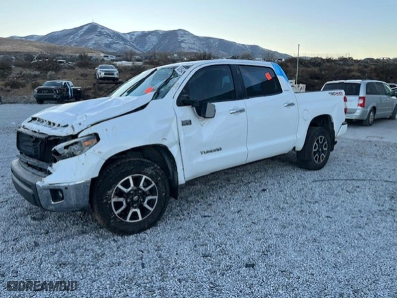 2019 Toyota Tundra 4WD SR5 with VIN 5TFHY5F19KX786075, listed as a Copart auction lot 82649434 with 0 mi miles and Salvage Title. Bid and sale history available at carsss.com. Image 1.
