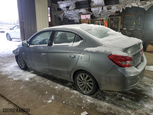 2020 Mitsubishi Mirage G4 SE with VIN ML32F4FJXLHF00631, listed as a Copart auction lot 43984845 with 56,943 mi miles and Salvage Title. Bid and sale history available at carsss.com. Image 2.