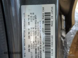 2017 Mazda 6 Grand Touring with VIN JM1GL1W54H1141237, listed as a Copart auction lot 41819735 with 89,102 mi miles and Salvage Title. Bid and sale history available at carsss.com. Image 12.