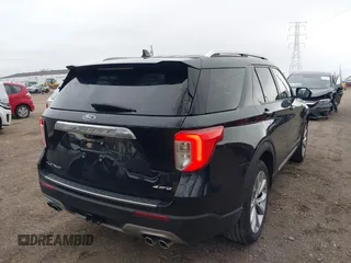 2022 Ford Explorer Platinum z VIN 1FM5K8HC6NGA72795, wystawiony jako IAAI lot #41955734 z przebiegiem 41 373 mil mil oraz . Historia ofert i sprzedaży dostępna na DreamBid. Obrazek 4.
