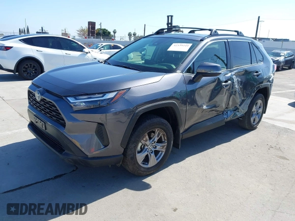 2024 Toyota RAV4 Hybrid LE with VIN JTMMWRFV0RD248035, listed as a IAAI auction lot 42339244 with 18,317 mi miles and . Bid and sale history available at DreamBid. Image 2.
