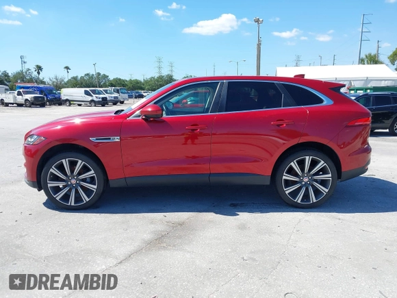 2017 Jaguar F-Pace 35t Prestige with VIN SADCK2BV6HA082810, listed as a IAAI auction lot 42030622 with 87,693 mi miles and . Bid and sale history available at DreamBid. Image 14.