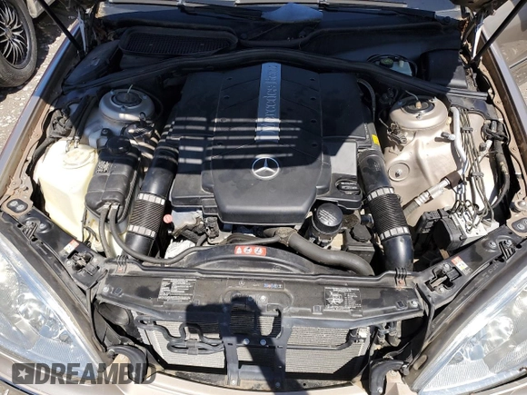 2005 Mercedes-Benz S 500 with VIN WDBNG84J75A445404, listed as a Copart auction lot 58842965 with 57,153 mi miles and Salvage title. Bid and sale history available at DreamBid. Image 11.