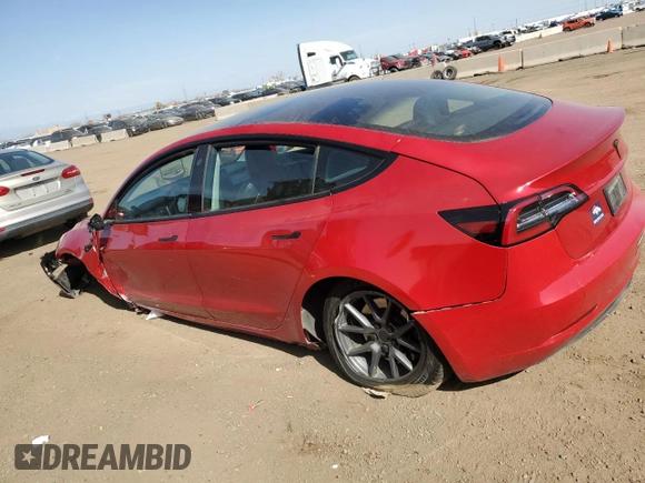 2023 Tesla Model 3 с VIN 5YJ3E1EA9PF447461, выставлен на аукционе Copart как лот 52589635 с пробегом 36 478 миль миль и Списание • Salvage title. История ставок и продаж доступна на DreamBid. Изображение 2.