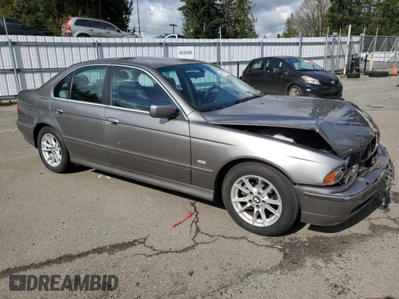 2003 BMW 5 Series 525i z VIN WBADT434X3G032834, wystawiony jako Copart lot #48379295 z przebiegiem Nie podano mil oraz Szkoda całkowita • Salvage title. Historia ofert i sprzedaży dostępna na DreamBid. Obrazek 4.