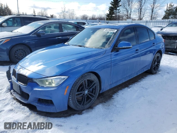 2013 BMW 3 Series 335i xDrive with VIN WBA3B9C56DF585606, listed as a Copart auction lot 46233045 with 213,218 mi miles and Salvage Title. Bid and sale history available at carsss.com. Image 1.