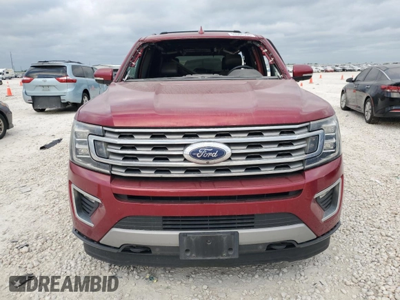 2019 Ford Expedition Limited with VIN 1FMJU2AT9KEA65962, listed as a Copart auction lot 53304395 with 125,920 mi miles and Salvage title. Bid and sale history available at DreamBid. Image 5.