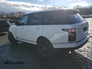 2017 Land Rover Range Rover HSE z VIN SALGS2FK4HA352980, wystawiony jako Copart lot #85070634 z przebiegiem 73 248 mil mil oraz Szkoda całkowita • Salvage title. Historia ofert i sprzedaży dostępna na DreamBid. Obrazek 2.
