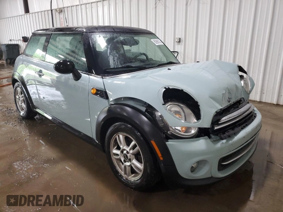 2012 MINI Hardtop with VIN WMWSU3C55CT541969, listed as a Copart auction lot 60988325 with 44,770 mi miles and Salvage title. Bid and sale history available at DreamBid. Image 4.