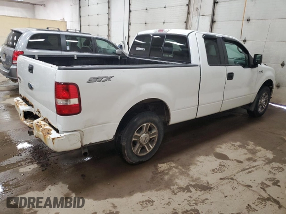 2007 Ford F-150 STX with VIN 1FTRX12W27FA94626, listed as a Copart auction lot 57063525 with 195,005 mi miles and Clean title. Bid and sale history available at DreamBid. Image 3.