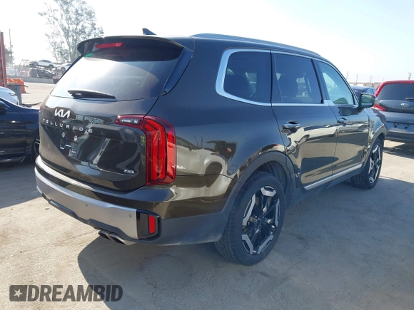 2023 Kia Telluride S with VIN 5XYP6DGC3PG359562, listed as a IAAI auction lot 42675786 with 46,681 mi miles and . Bid and sale history available at DreamBid. Image 4.