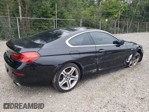 2013 BMW 6 Series 650i with VIN WBAYM9C52DDW20346, listed as a Copart auction lot 68133324 with 74,313 mi miles and Clean Title. Bid and sale history available at carsss.com. Image 3.