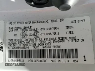 2017 Toyota Tacoma SR5 z VIN 5TFDZ5BN0HX025190, wystawiony jako Copart lot #53604695 z przebiegiem 163 039 mil mil oraz Szkoda całkowita • Salvage title. Historia ofert i sprzedaży dostępna na DreamBid. Obrazek 12.