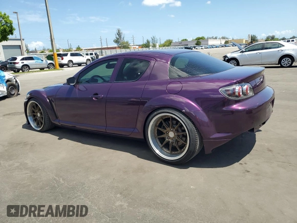 2004 Mazda RX-8 z VIN JM1FE173640126130, wystawiony jako Copart lot #58770285 z przebiegiem 107 934 mil mil oraz Czysty tytuł • Clean title. Historia ofert i sprzedaży dostępna na DreamBid. Obrazek 2.