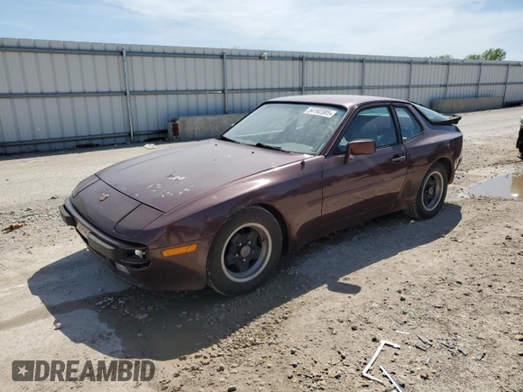 1984 Porsche 944 with VIN WP0AA0941EN460480, listed as a Copart auction lot 54192385 with 66,003 mi miles and Clean Title. Bid and sale history available at DreamBid. Image 1.