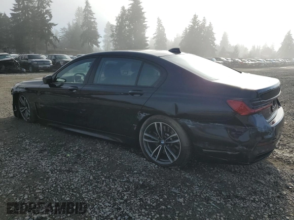 2022 BMW 7 Series 750i xDrive with VIN WBA7U2C07NCH32786, listed as a Copart auction lot 43028005 with 41,686 mi miles and Salvage title. Bid and sale history available at DreamBid. Image 2.