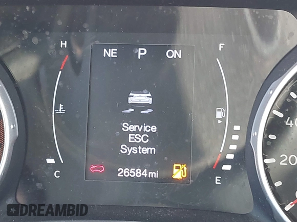 2018 Jeep Compass Sport with VIN 3C4NJCAB9JT133381, listed as a IAAI auction lot 41720816 with 26,584 mi miles. Bid and sale history available at carsss.com. Image 14.