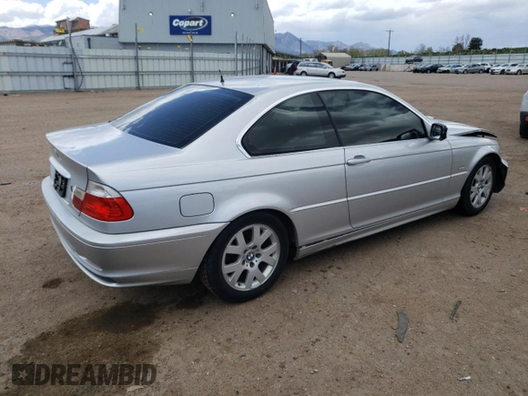 2000 BMW 3 Series 323Ci with VIN WBABM3341YJN62022, listed as a Copart auction lot 53943414 with 208,047 mi miles and Salvage Title. Bid and sale history available at DreamBid. Image 3.