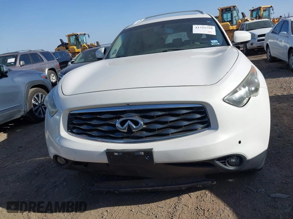 2011 Infiniti FX35 with VIN JN8AS1MW4BM734210, listed as a IAAI auction lot 41733759 with 170,862 mi miles. Bid and sale history available at carsss.com. Image 6.