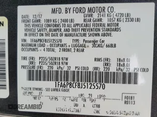 2018 Ford Mustang GT z VIN 1FA6P8CF8J5125570, wystawiony jako Copart lot #53959305 z przebiegiem 92 588 mil mil oraz Szkody całkowita. Historia ofert i sprzedaży dostępna na DreamBid. Obrazek 12.
