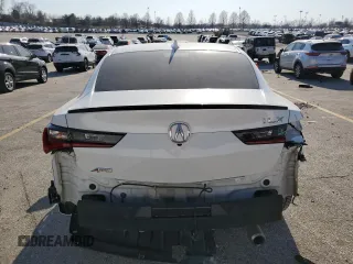 2021 Acura ILX w/Premium/A-SPEC Package with VIN 19UDE2F86MA005569, listed as a Copart auction lot 48522505 with 80,198 mi miles and Salvage Title. Bid and sale history available at carsss.com. Image 6.