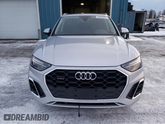2021 Audi Q5 Premium with VIN WA1G2AFY1M2052740, listed as a Copart auction lot 80265554 with 20,943 mi miles and Clean title. Bid and sale history available at DreamBid. Image 5.