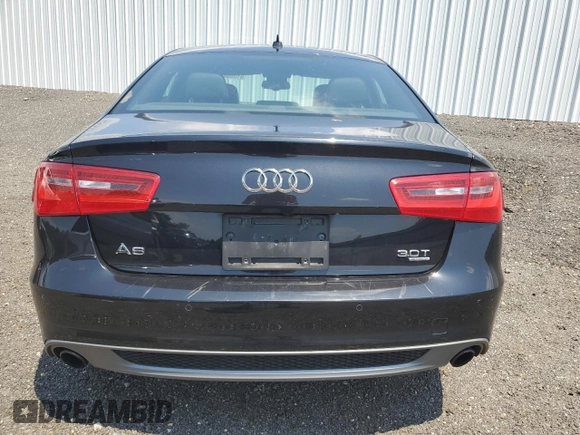 2015 Audi A6 Prestige with VIN WAUHGAFC1FN007148, listed as a Copart auction lot 61080435 with 123,739 mi miles and Salvage title. Bid and sale history available at DreamBid. Image 6.
