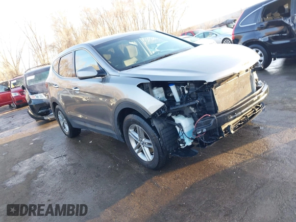 2018 Hyundai Santa Fe Sport 2.4L with VIN 5NMZT3LB6JH067040, listed as a IAAI auction lot 41760708 with 101,302 mi miles. Bid and sale history available at carsss.com. Image 1.