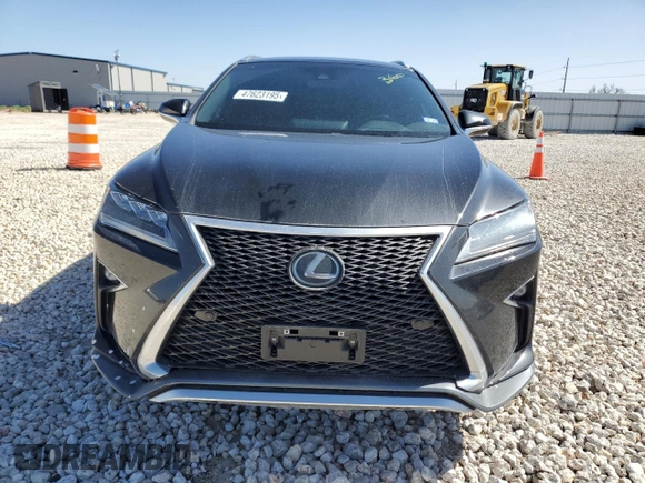2017 Lexus RX with VIN 2T2ZZMCA3HC054821, listed as a Copart auction lot 47623195 with 53,966 mi miles and Salvage Title. Bid and sale history available at carsss.com. Image 5.