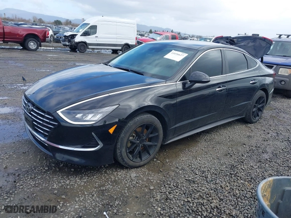 2022 Hyundai Sonata Hybrid SEL with VIN KMHL34JJ8NA051620, listed as a IAAI auction lot 41656627 with 42,253 mi miles. Bid and sale history available at carsss.com. Image 17.