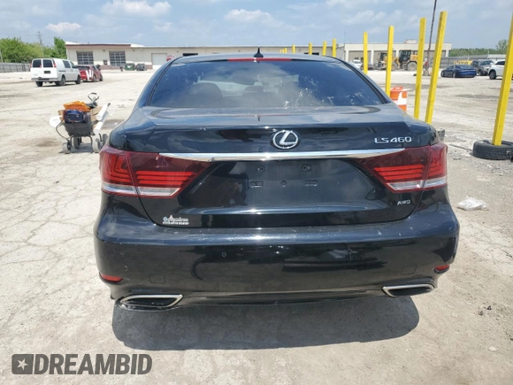 2013 Lexus LS 460 z VIN JTHCL5EF0D5019427, wystawiony jako Copart lot #56021135 z przebiegiem 95 609 mil mil oraz Szkoda całkowita • Salvage title. Historia ofert i sprzedaży dostępna na DreamBid. Obrazek 6.