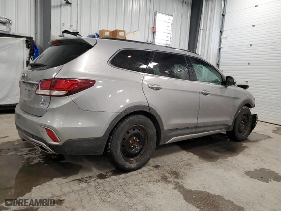 2017 Hyundai Santa Fe XL Limited with VIN KM8SNDHF6HU232550, listed as a Copart auction lot 48467245 with 128,298 mi miles and Clean Title. Bid and sale history available at carsss.com. Image 3.