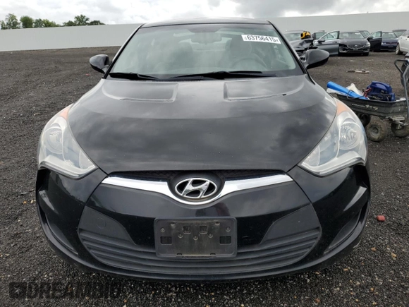 2012 Hyundai Veloster w/Black Int with VIN KMHTC6AD8CU027450, listed as a Copart auction lot 63756415 with 89,037 mi miles and Salvage title. Bid and sale history available at DreamBid. Image 5.