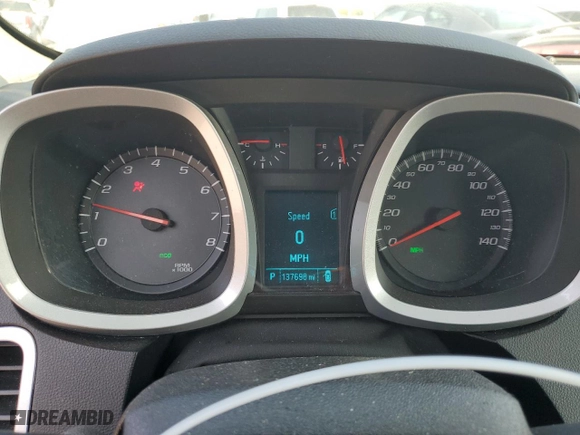 2012 Chevrolet Equinox LS with VIN 2GNALBEK2C1304979, listed as a Copart auction lot 70671624 with 137,698 mi miles and Non Repairable. Bid and sale history available at carsss.com. Image 9.
