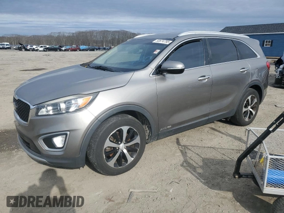 2016 Kia Sorento EX with VIN 5XYPHDA51GG107474, listed as a Copart auction lot 50674795 with 125,543 mi miles and Clean Title. Bid and sale history available at carsss.com. Image 1.