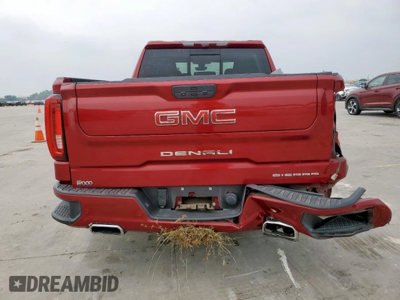 2020 GMC Sierra 1500 Denali z VIN 1GTU9FEL3LZ194035, wystawiony jako Copart lot #57321105 z przebiegiem 52 469 mil mil oraz Szkoda całkowita • Salvage title. Historia ofert i sprzedaży dostępna na DreamBid. Obrazek 6.