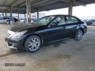 2010 Infiniti G37 x with VIN JN1CV6AR6AM460873, listed as a Copart auction lot 51182505 with 76,578 mi miles and Salvage Title. Bid and sale history available at DreamBid. Image 1.