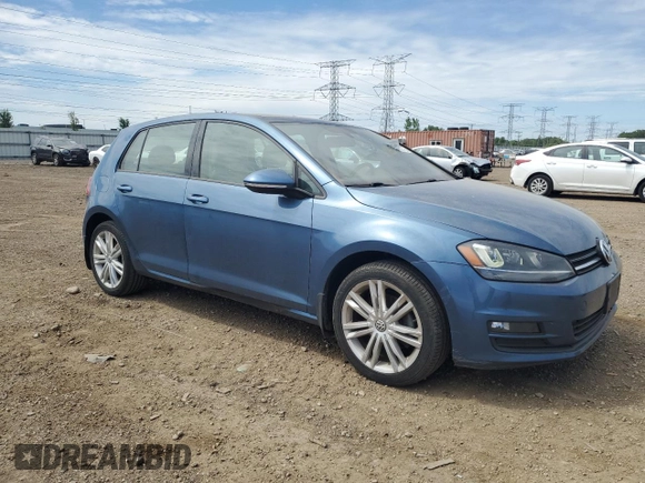 2015 Volkswagen Golf TSI SE z VIN 3VW217AU7FM070579, wystawiony jako Copart lot #58259275 z przebiegiem 98 090 mil mil oraz Szkoda całkowita • Salvage title. Historia ofert i sprzedaży dostępna na DreamBid. Obrazek 4.