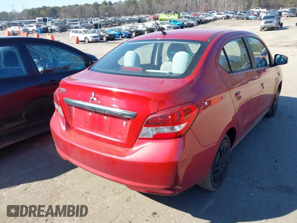 2020 Mitsubishi Mirage ES z VIN ML32F3FJ7LHF04887, wystawiony jako IAAI lot #41708735 z przebiegiem 72 512 mil mil oraz . Historia ofert i sprzedaży dostępna na DreamBid. Obrazek 4.