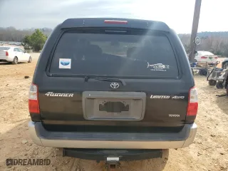 2001 Toyota 4Runner Limited with VIN JT3HN87R710336774, listed as a Copart auction lot 47123795 with 188,348 mi miles and Salvage Title. Bid and sale history available at carsss.com. Image 6.