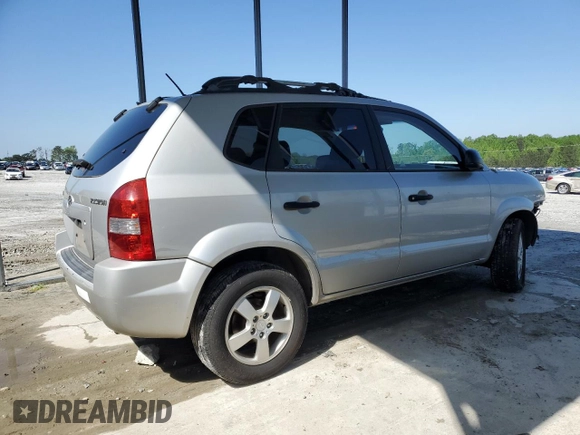 2006 Hyundai Tucson GL with VIN KM8JM12B46U461583, listed as a Copart auction lot 51854405 with 146,951 mi miles and Salvage Title. Bid and sale history available at carsss.com. Image 3.