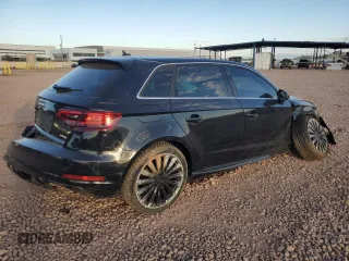 2016 Audi A3 e-tron Premium Plus with VIN WAUTPBFFXGA063284, listed as a Copart auction lot 47031145 with 77,672 mi miles and Salvage Title. Bid and sale history available at DreamBid. Image 3.