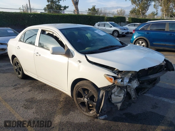2010 Toyota Corolla with VIN 2T1BU4EE8AC508006, listed as a IAAI auction lot 41200320 with 191,532 mi miles. Bid and sale history available at carsss.com. Image 1.